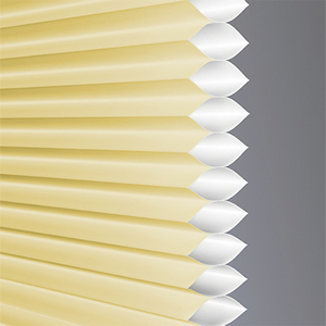translucent beige honeycomb fabric swatch