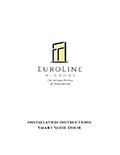 Euroline Smart Slide Door Installation Instructions