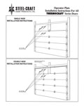 Steelcraft Operator Plate Installation Instructions